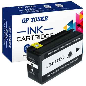 Compatible Ink Cartridge for HP 711XL DesignJet T120 T150 T520 Black