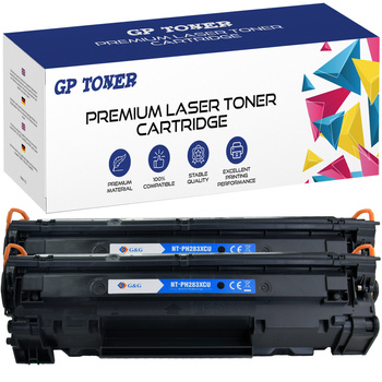 Set of 2x Replacement Toner for HP LaserJet Pro M201d M225dw 201n 83A CF283X GP-HCF283X Printer x2