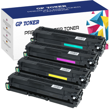 Set of 4x Toner cartridge replacement for Samsung ProXpress 2620DW 2670DW CLT-K505L GP-S505CMYK