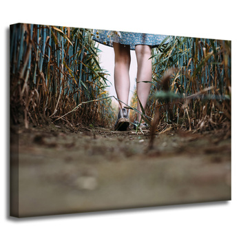 Canvas Print Nature A Walk in the Field 40x30 cm