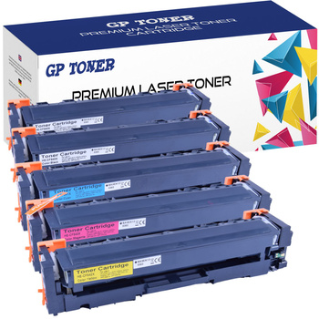 Set of 5x Replacement Toner for HP ColorJet Pro 254dw M274dn M270 Series GP-H404X/CF544X CMYKK Printer