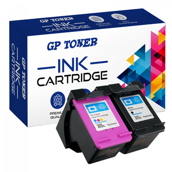 Replacement 2 Ink Cartridges for HP 305 XL DESKJET 2710 2720 2721 Plus 4120 4122 - GP-H305XL BK+CMY