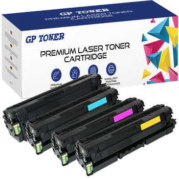 Set of 4x Toner Replacement for Samsung CLT-K506L N506L CLP-680 Series GP-S506CMYK