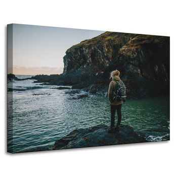 Canvas Print Mountains Climbing Nature Cliffs Nature 90x60