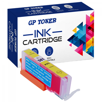 Compatible Ink Cartridge Canon Pixma TS6150 TS6151 TR7550 TR8550 CLI-581XL Yellow - GP-C581XL Y
