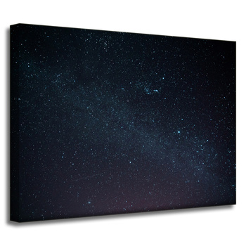 Canvas Print Space Stars Sky at Night 40x30 cm