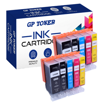 10X Ink Cartridges for Canon C520XL CMYK x2 GP Pixma IP3600 4600 MP540 550 MX860