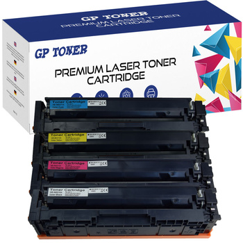 Set of 4x Replacement Toner For HP W2212A W2213A Color LaserJet Pro GP-H2214A WITHOUT CHIP