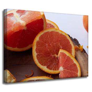 Canvas Print Kitchen Red Orange 40x30 cm
