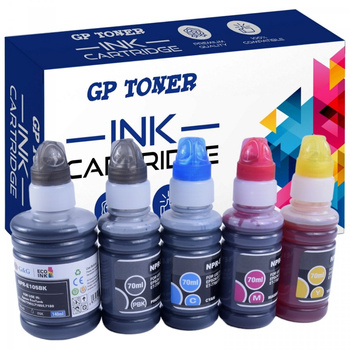 Replacement ink kit for Epson C13T00R140 Epson EcoTank L7160 L7180 ET7700 ET7750 L7188 - GP-E105/106CMYK
