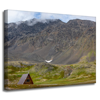 Canvas Print Nature Cottage in the Mountains 40x30 cm