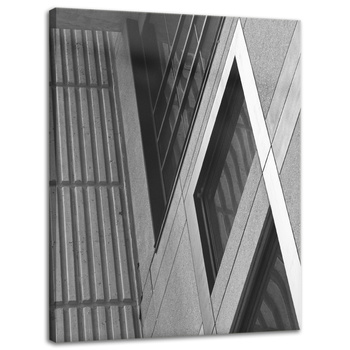 Canvas Print Architecture Concrete Wall Building 30x40 cm