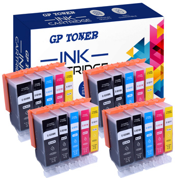 20x Ink cartridges for Canon C520XL CMYK x4 GP Pixma IP3600 4600 MP540 550 MX860