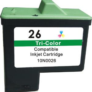 Replacement ink color for the Lexmark X2200, Zi3 printer ( 10N0026 No. 26)