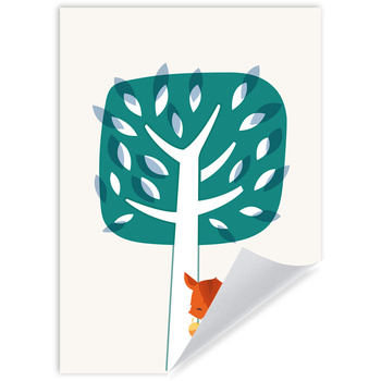 Baby Squirrel Poster 21X29.7 cm