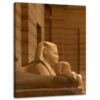 Canvas Print Architecture Egypt Sphinxes 30x40 cm
