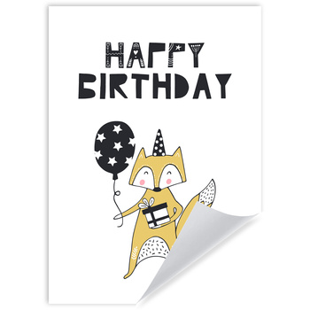 Birthday Poster Happy birthday 50X70 cm