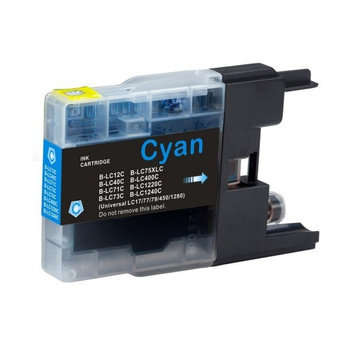 Compatible ink cartridge Brother LC1240C - DCP J430W, J525W, MFC J625DW, J5910D - GP-B1240C cyan