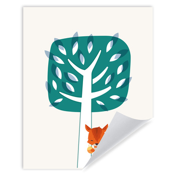 Baby Squirrel Poster 40X50 cm