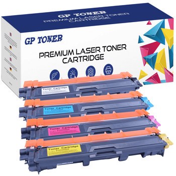 Compatible toner cartridge for Brother DCP-9015CDW DCP-9020CDW HL-3140CW MFC-9140CDN 9340CDW - GP-B245CMYK