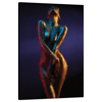 Canvas Print Body and Shapes Women Art 80x120 cm