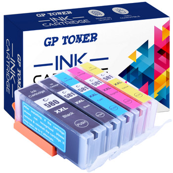 5x Replacement Ink Cartridges for Canon Pixma TS6150 TS6151 TR7550 TR8550 - GP-C580CMYK KIT