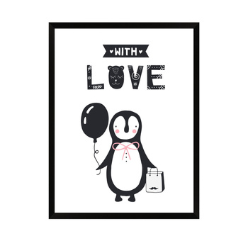 Birthday Poster With love_2 21X29.7 cm + black frame