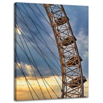 Canvas Print Architecture Carousel 30x40 cm