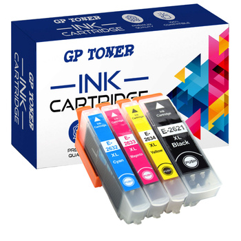 Set of 4x Replacement Inks For Epson Expression Premium XP 605 700 810 26XL GP-E2635XL CMYK