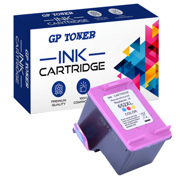 Ink cartridge for HP 652 XL Deskjet Ink Advantage 1115 2135 2136 3635 3775 3785 3835 4535 - replacement GP-H652XL Color