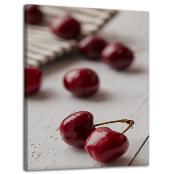 Canvas Print Kitchen Cherries 30x40 cm