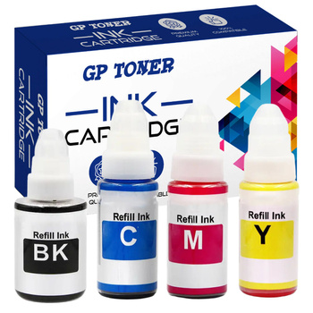 Set of 4x Ink For Canon Pixma G1400 G2416 G3411 GP-C490CMYKK