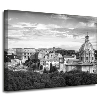 Canvas Print Architecture Rome Black and White 40X30 cm