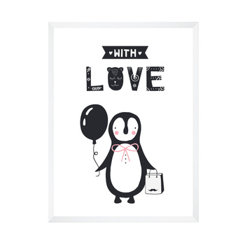 Birthday Poster With love_2 24X30 cm + white frame