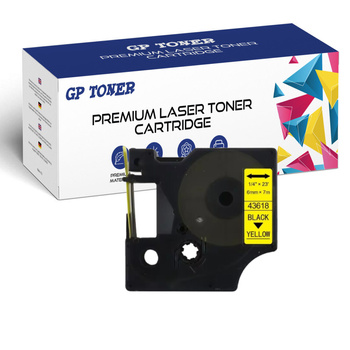 DYMO D1 7m 6mm yellow-black tape GP-DY43618 