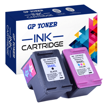 Replacement 2x Ink Cartridges for HP 304 XL Deskjet 2620 2630 2632 2633 3720 - GP-H304XL CMYK