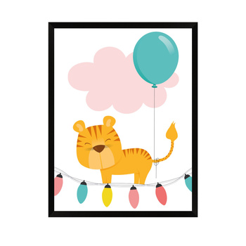 Children's Tigger Poster 50X70 cm + black frame