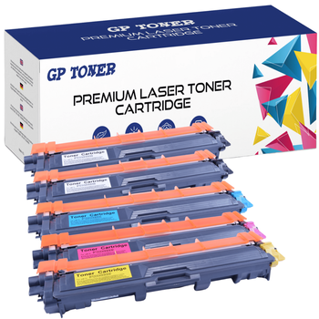 Compatible toner cartridge for Brother DCP-9015CDW DCP-9020CDW HL-3140CW MFC-9140CDN 9340CDW - GP-B245CMYKK