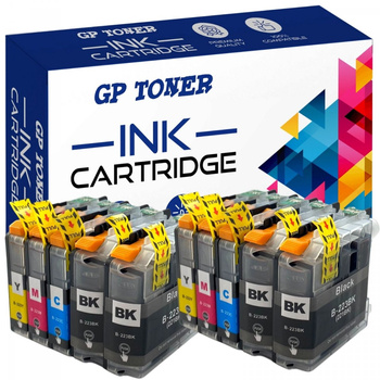 10x Compatible Ink Cartridge Brother LC223 Brother DCP-J4120dw MFC-J4420dw J4620dw J5620dw - GP-B223CMYKKX2 XL KIT