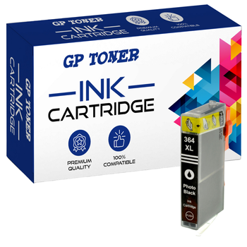 Compatible Ink Cartridge HP 364XL Photosmart B8550 C5324 C6324 D7560 Premium C309 - GP-H364XL PBK