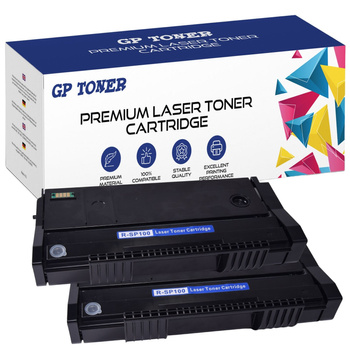 Set of 2x Toner cartridge replacement for Ricoh SP 100 100E 100SF 112SU GP-R100 x2