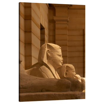 Canvas Print Architecture Egypt Sphinxes 80x120 cm