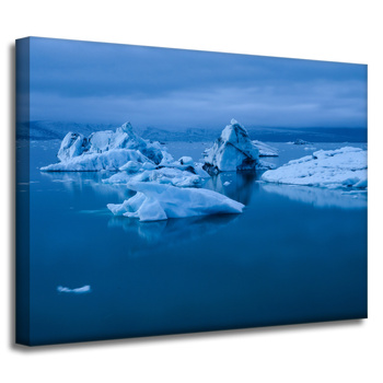 Canvas Print Nature Iceland Iceberg 40x30 cm