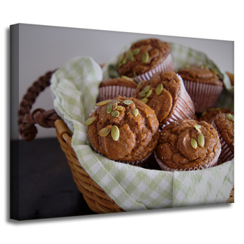 Canvas Print Kitchen Cupcakes 40x30 cm