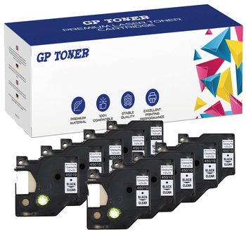 10x Tape for Dymo D1 45010 12mm x 7m GP-DY45010 x10