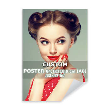Your photo on the A0 designer poster