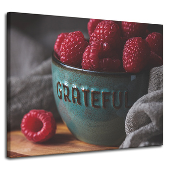 Canvas print Raspberry Kitchen 100x80 cm