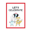 Let's celebrate Birthday Poster_2 40X50 cm + red frame