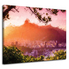 Canvas Print Old Photography City Sunset 100x80 cm