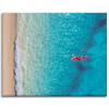 Canvas Print Rest People Beach Water 100x80 cm